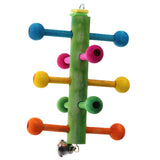 Maxbell Maxbell Hanging Chew Toy Parrot Chewing Toy with a Bell Teeth Care Treat and Chew ##15