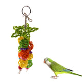 Maxbell Maxbell Hanging Chew Toy Parrot Chewing Toy with a Bell Teeth Care Treat and Chew ##16