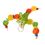 Maxbell Maxbell Hanging Chew Toy Parrot Chewing Toy with a Bell Teeth Care Treat and Chew ##16