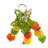 Maxbell Maxbell Hanging Chew Toy Parrot Chewing Toy with a Bell Teeth Care Treat and Chew ##16