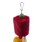 Maxbell Maxbell Hanging Chew Toy Parrot Chewing Toy with a Bell Teeth Care Treat and Chew ##20