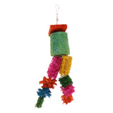 Maxbell Maxbell Funny Pet Bird Loofah Toys Parrot Cage Hanging Swing Chew Toy With Bell #4