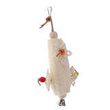 Maxbell Maxbell Bird Hanging Chew Toy Parrot Chewing Toy with a Bell Teeth Care Supplies ##1