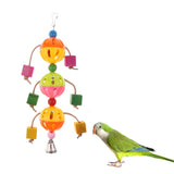 Maxbell Maxbell Hanging Chew Toy Parrot Chewing Toy with Bell Teeth Care Treat and Chew ##3