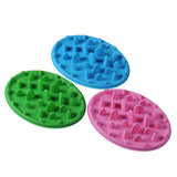 Maxbell Maxbell Pet Dog Cat Slow Feeder Anti-Slip Bowl Gulp Choke Feeding Dish Bowl Green S