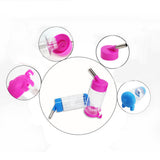 Maxbell Maxbell Pet Water Fountain Drinking Water Dispenser Drinking Bowl Rose Red - 200ml