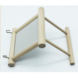 Maxbell 2 pcs Swing Parrot Cage Toys Swing Hanging Play with Mirror Landing Perch