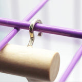 Maxbell 4 pcs Bird Swing Parrot Cage Toys Swing Hanging Play w/ Mirror Landing Perch