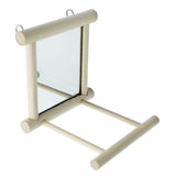 Maxbell 2 pcs Swing Parrot Cage Toys Swing Hanging Play with Mirror Landing Perch