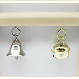 Bird Parrot Parakeet Budgie Toy Wood Swing with Bell Cage Hanging Perch