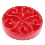 Maxbell Maxbell Pets Dogs Cats Slow Feeder Bowl Interactive Feeding Bowl Anti-Choking Red
