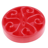 Maxbell Maxbell Pets Dogs Cats Slow Feeder Bowl Interactive Feeding Bowl Anti-Choking Red