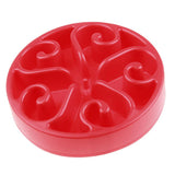 Maxbell Maxbell Pets Dogs Cats Slow Feeder Bowl Interactive Feeding Bowl Anti-Choking Red