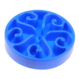 Maxbell Maxbell Pets Dogs Cats Slow Feeder Bowl Interactive Feeding Bowl Anti-Choking Blue