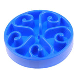 Maxbell Maxbell Pets Dogs Cats Slow Feeder Bowl Interactive Feeding Bowl Anti-Choking Blue