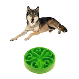 Maxbell Maxbell Pets Dogs Cats Slow Feeder Bowl Interactive Feeding Bowl Anti-Choking Green