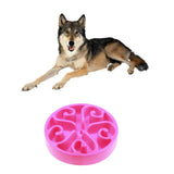 Maxbell Maxbell Pets Dogs Cats Slow Feeder Bowl Interactive Feeding Bowl Anti-Choking Pink