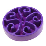 Maxbell Maxbell Pets Dogs Cats Slow Feeder Bowl Interactive Feeding Bowl Anti-Choking Purple