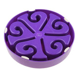Maxbell Maxbell Pets Dogs Cats Slow Feeder Bowl Interactive Feeding Bowl Anti-Choking Purple