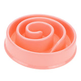 Maxbell Maxbell Pet Dog Food Bowl Slow Eating Feeder healthy Anti-choke Dish Feeder Pink
