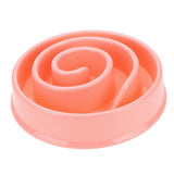 Maxbell Maxbell Pet Dog Food Bowl Slow Eating Feeder healthy Anti-choke Dish Feeder Pink