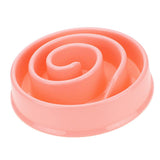 Maxbell Maxbell Pet Dog Food Bowl Slow Eating Feeder healthy Anti-choke Dish Feeder Pink