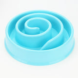 Maxbell Maxbell Pet Dog Food Bowl Slow Eating Feeder healthy Anti-choke Dish Feeder Blue