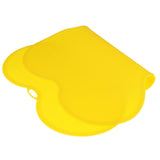 Maxbell Maxbell Pet Feeding Mat Silicone Dog Cat Dish Bowl Waterproof Bone Shape Pad Yellow
