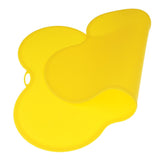Maxbell Maxbell Pet Feeding Mat Silicone Dog Cat Dish Bowl Waterproof Bone Shape Pad Yellow