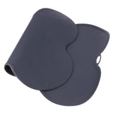 Maxbell Maxbell Pet Feeding Mat Silicone Dog Cat Dish Bowl Waterproof Bone Shape Pad Gray