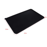 Maxbell Maxbell Pet Dog Feeding Mat Rectangle Silicone Dish Bowl Food Water Placemat  Black