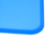 Maxbell Maxbell Pet Dog Feeding Mat Rectangle Silicone Dish Bowl Food Water Placemat  Blue