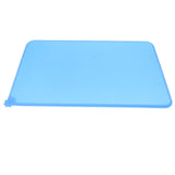 Maxbell Maxbell Pet Dog Feeding Mat Rectangle Silicone Dish Bowl Food Water Placemat  Blue