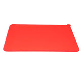 Maxbell Maxbell Pet Dog Feeding Mat Rectangle Silicone Dish Bowl Food Water Placemat  Red