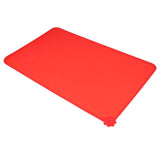 Maxbell Maxbell Pet Dog Feeding Mat Rectangle Silicone Dish Bowl Food Water Placemat  Red