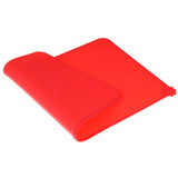 Maxbell Maxbell Pet Dog Feeding Mat Rectangle Silicone Dish Bowl Food Water Placemat  Red