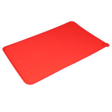 Maxbell Maxbell Pet Dog Feeding Mat Rectangle Silicone Dish Bowl Food Water Placemat  Red