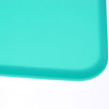 Maxbell Maxbell Pet Dog Feeding Mat Rectangle Silicone Dish Bowl Food Water Placemat  Green