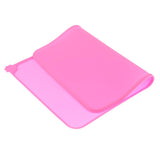 Maxbell Maxbell Pet Dog Feeding Mat Rectangle Silicone Dish Bowl Food Water Placemat  Pink