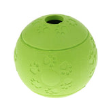 Maxbell Maxbell Pet Chew Toy Food Dispenser Rubber Ball Bite-Resistant Clean Teeth Green