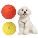 Maxbell Maxbell Pet Chew Toy Food Dispenser Rubber Ball Bite-Resistant Clean Teeth Yellow