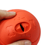 Maxbell Maxbell Pet Chew Toy Food Dispenser Rubber Ball Bite-Resistant Clean Teeth Red