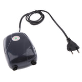 Maxbell Maxbell EU Plug Silent Air Pump Oxygen Fish Tank Aquarium  Double Outlet 5W