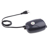 Maxbell Maxbell EU Plug Silent Air Pump Oxygen Fish Tank Aquarium  Double Outlet 5W