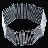 Maxbell Maxbell Wire Metal Pet Hamster Animal Exercise Playpen Fence Cage 8 Panels Size L