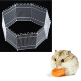 Maxbell Maxbell Wire Metal Pet Hamster Animal Exercise Playpen Fence Cage 8 Panels Size L