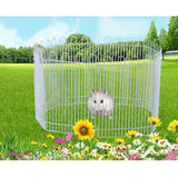 Maxbell Maxbell Wire Metal Pet Hamster Animal Exercise Playpen Fence Cage 8 Panels Size L