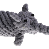 Maxbell Maxbell Dog Rope Toy Cotton Knotted Rope Puppy Chew Toy Teeth Cleaning Elephant