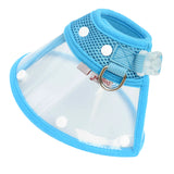 Maxbell Maxbell Dog Cat Elizabethan Medical Wound Cure Cone Pet Anti-bite Collar Blue S