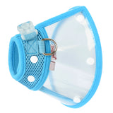 Maxbell Maxbell Dog Cat Elizabethan Medical Wound Cure Cone Pet Anti-bite Collar Blue S